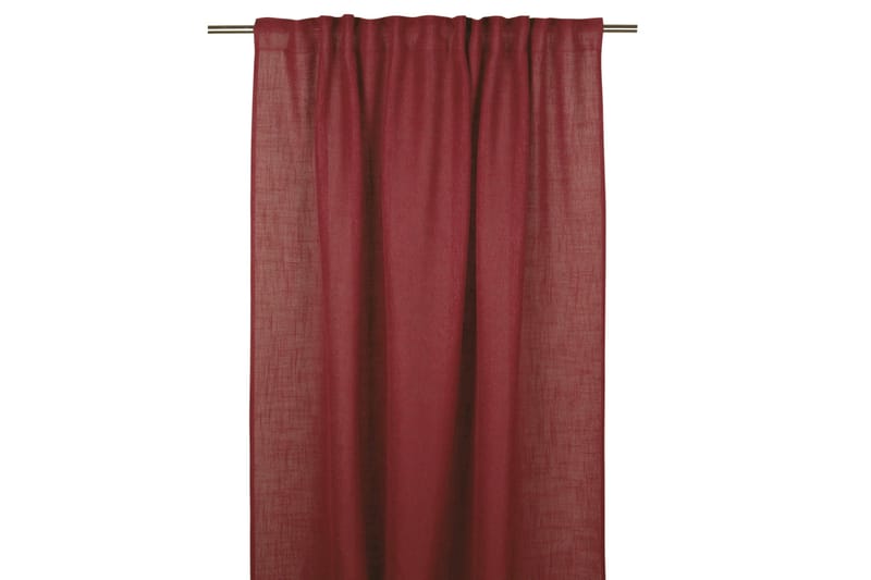 Brooklyn Gardinkappa 55 cm Röd VALUE_MISSING_11 - Tekstiler - Gardiner - Gardinlengder - Hanklengde