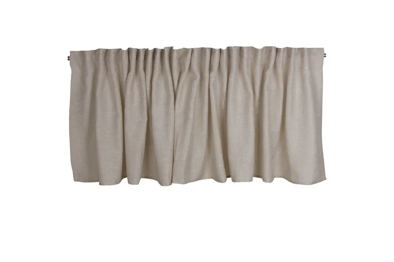Brooklyn Gardinkappe 55 cm - Sand - Tekstiler - Gardiner - Gardinkappe