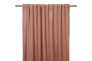 Sameta Fløyelsgardin Multibåndlengde 2-pk 280 cm - Peach - Tekstiler - Gardiner - Gardinlengder - Hanklengde