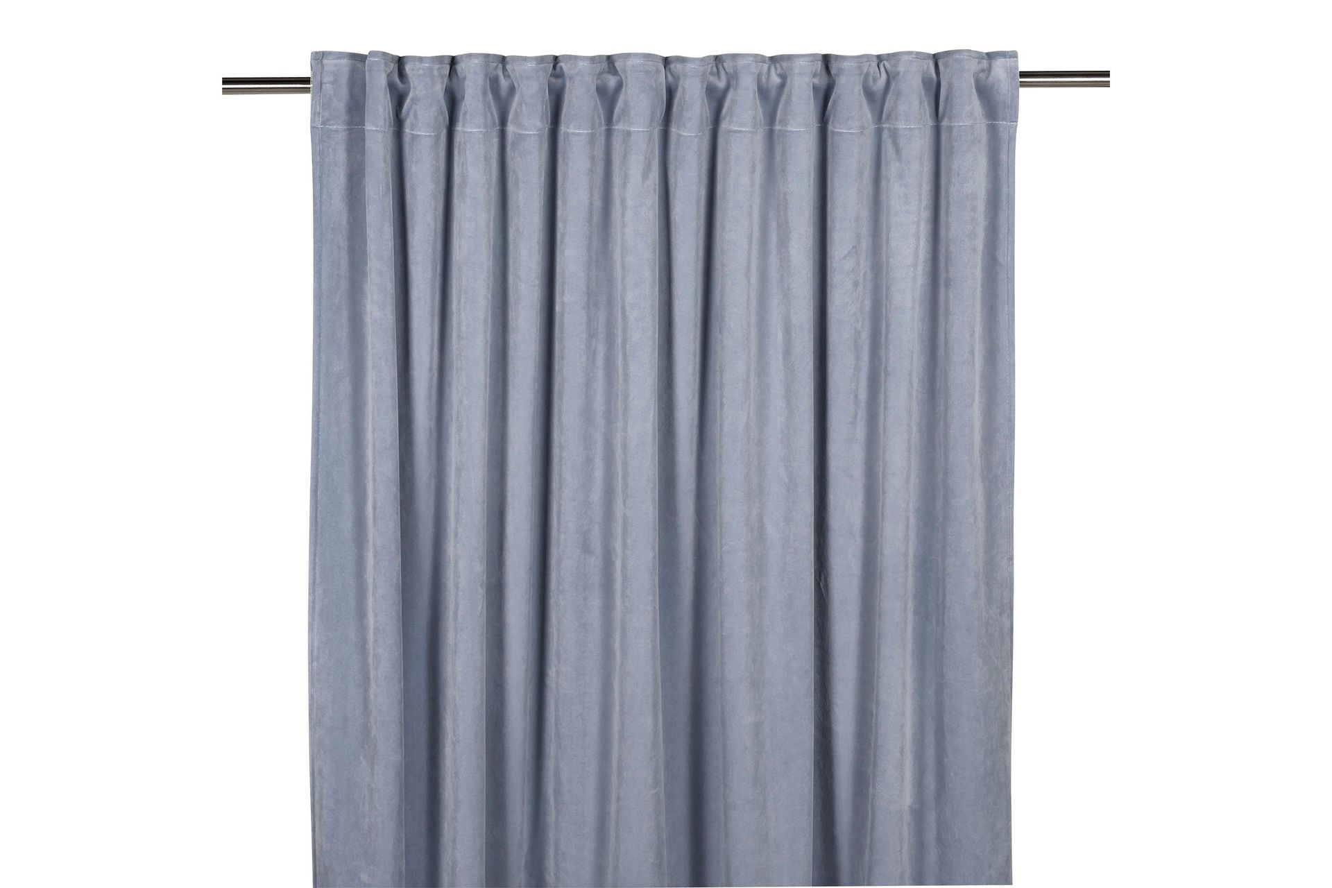 Sameta Fløyelsgardin Multibåndlengde 2-pk 240 cm - Denim