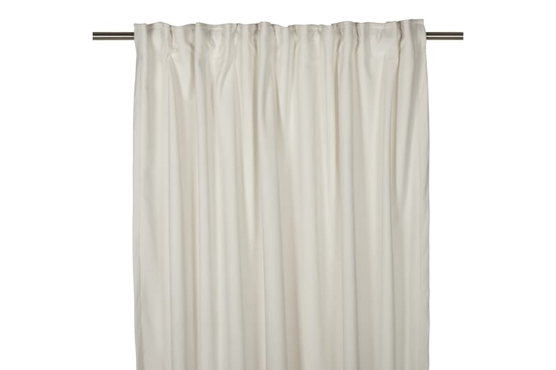 Sameta Fløyelsgardin Multibåndlengde 2-pk 240 cm - Offwhite - Tekstiler - Gardiner - Gardinlengder - Hanklengde
