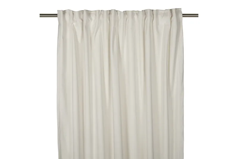 Sameta Fløyelsgardin Multibåndlengde 2-pk 280 cm, Offwhite