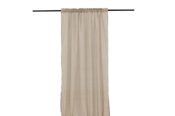 Elena Gardin 135x240 cm - Beige - Tekstiler - Gardiner - Gardinlengder - Kanallengde