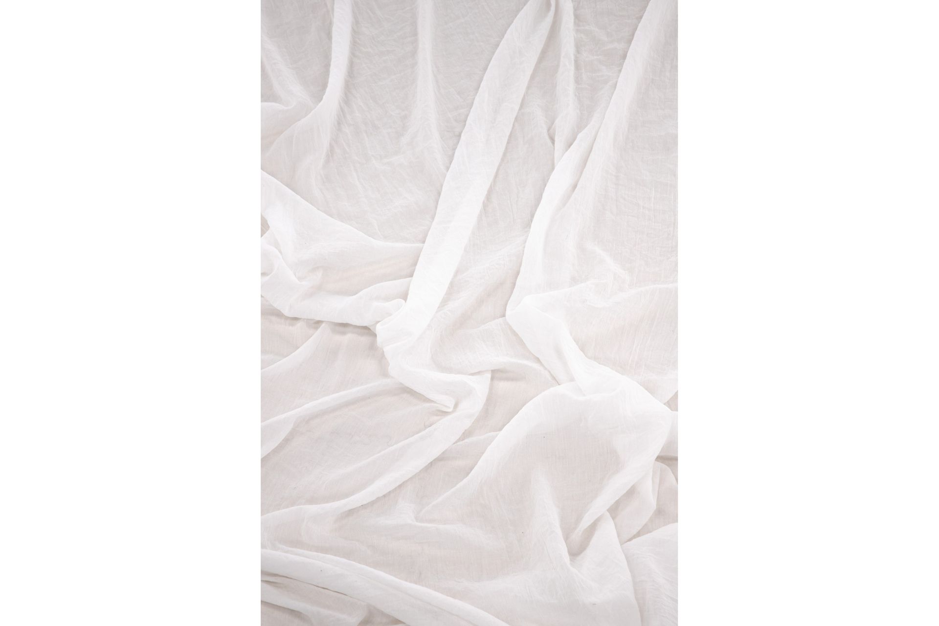 Elena Gardin 135x240 cm - Hvid - Tekstiler - Gardiner - Gardinlengder - Kanallengde
