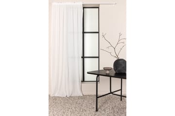 Elena Gardin 135x240 cm - Hvid - Tekstiler - Gardiner - Gardinlengder - Kanallengde
