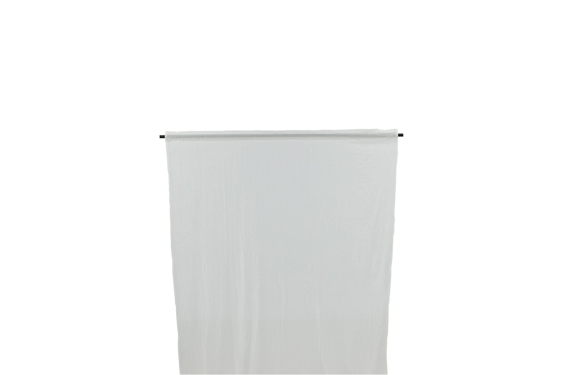 Elena Gardin 135x240 cm - Hvid - Tekstiler - Gardiner - Gardinlengder - Kanallengde