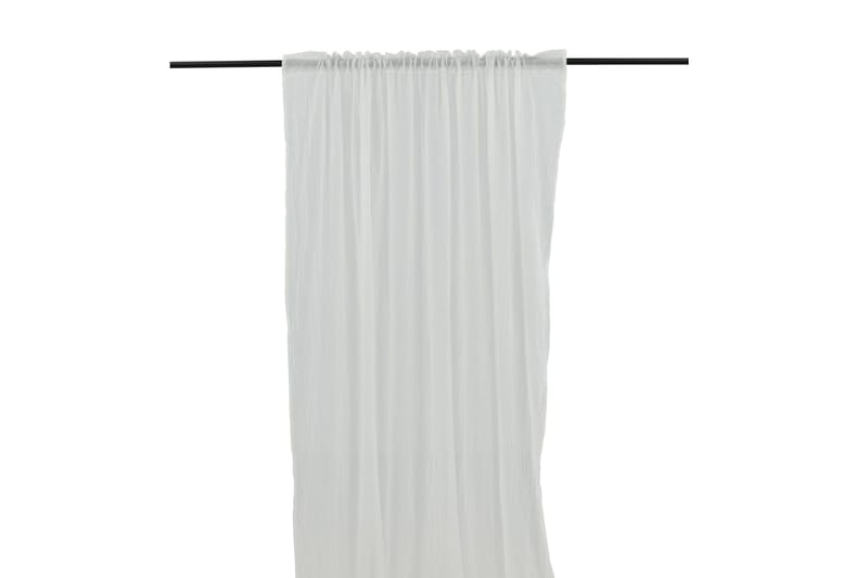 Elena Gardin 135x240 cm - Hvid - Tekstiler - Gardiner - Gardinlengder - Kanallengde
