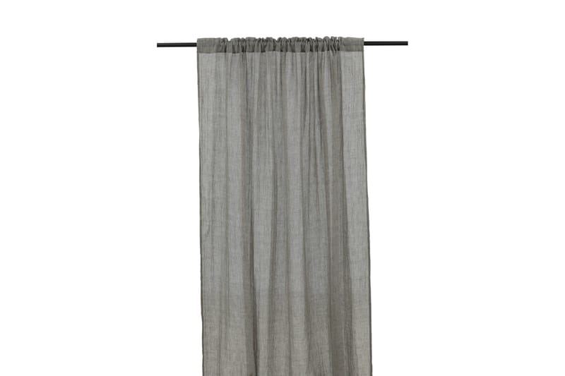Elena Gardin 135x290 cm - Grå - Tekstiler - Gardiner - Gardinlengder - Kanallengde