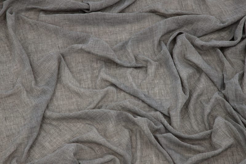 Elena Gardin 135x290 cm - Grå - Tekstiler - Gardiner - Gardinlengder - Kanallengde