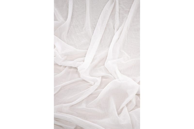 Elena Gardin 135x290 cm - Hvid - Tekstiler - Gardiner - Gardinlengder - Kanallengde