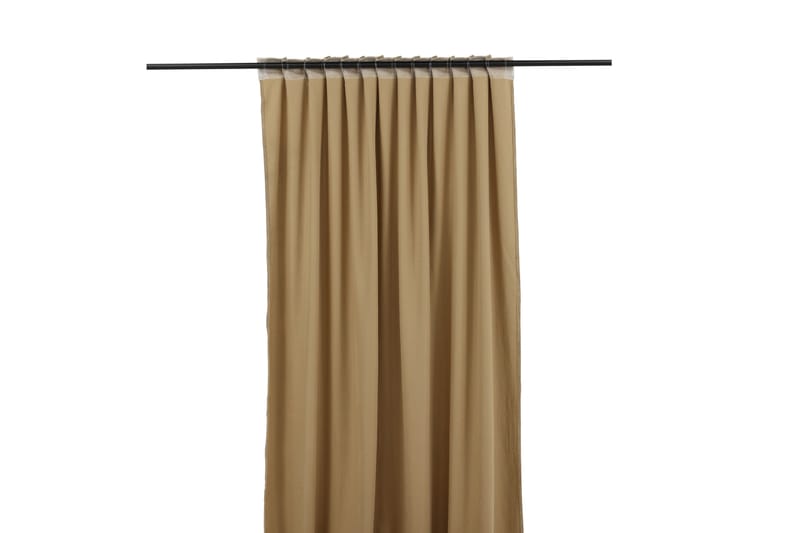Elma Gardin 140x240 cm - Brun - Tekstiler - Gardiner - Gardinlengder - Kanallengde