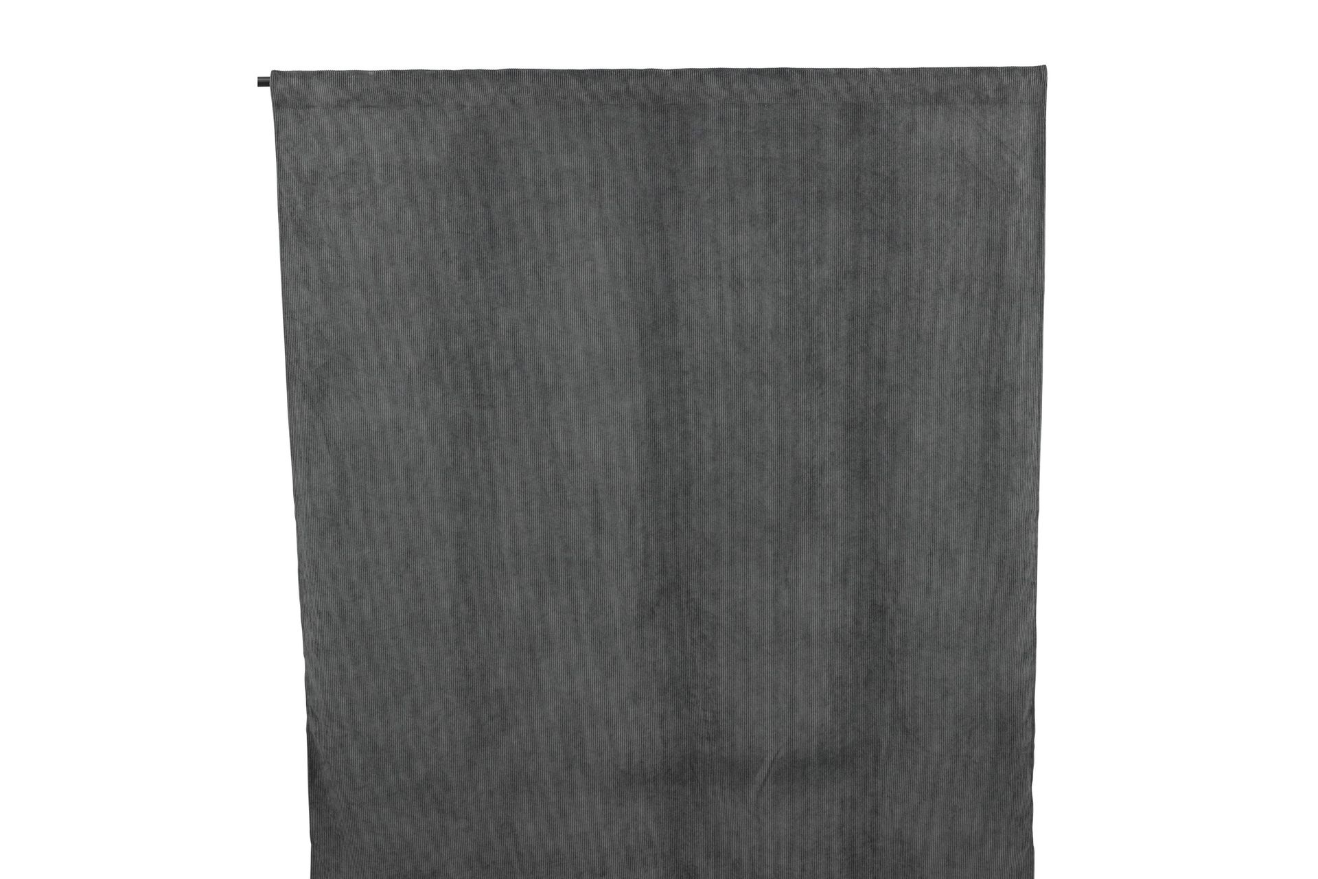 Elma Gardin 140x240 cm - Grå - Tekstiler - Gardiner - Gardinlengder - Kanallengde