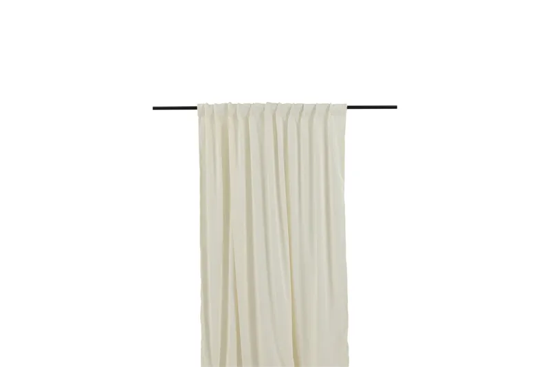 Elma Gardin 140x290 cm - Hvid - Tekstiler - Gardiner - Gardinlengder - Kanallengde