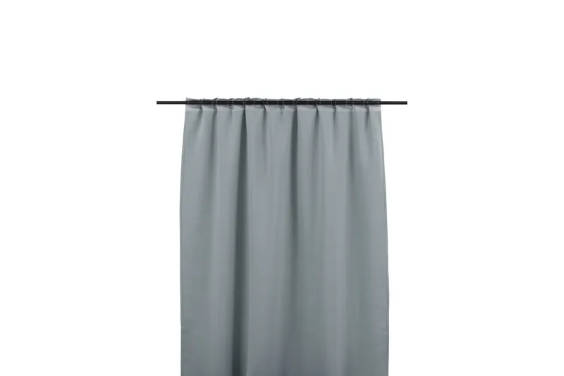 Evelyn Gardin 135x240 cm - Lysegrå - Tekstiler - Gardiner - Gardinlengder - Kanallengde