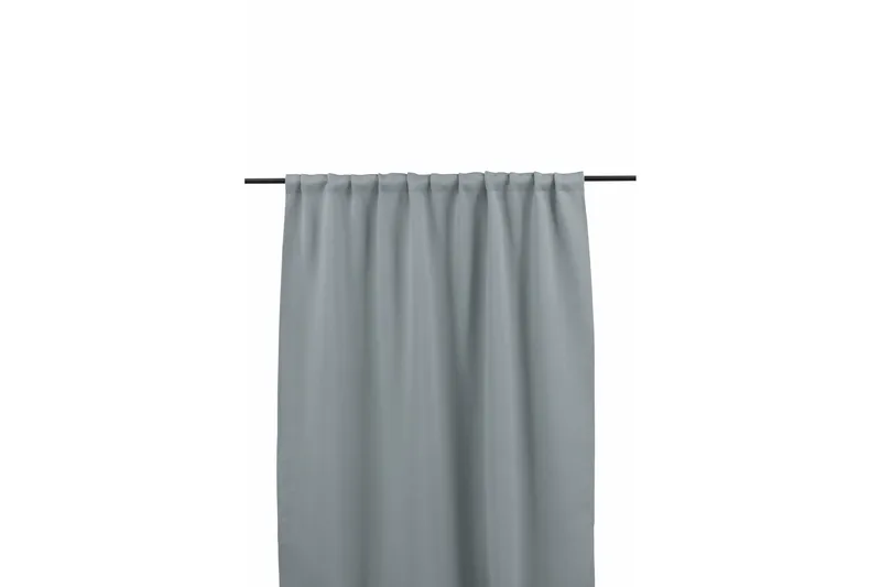 Evelyn Gardin 135x240 cm - Lysegrå - Tekstiler - Gardiner - Gardinlengder - Kanallengde