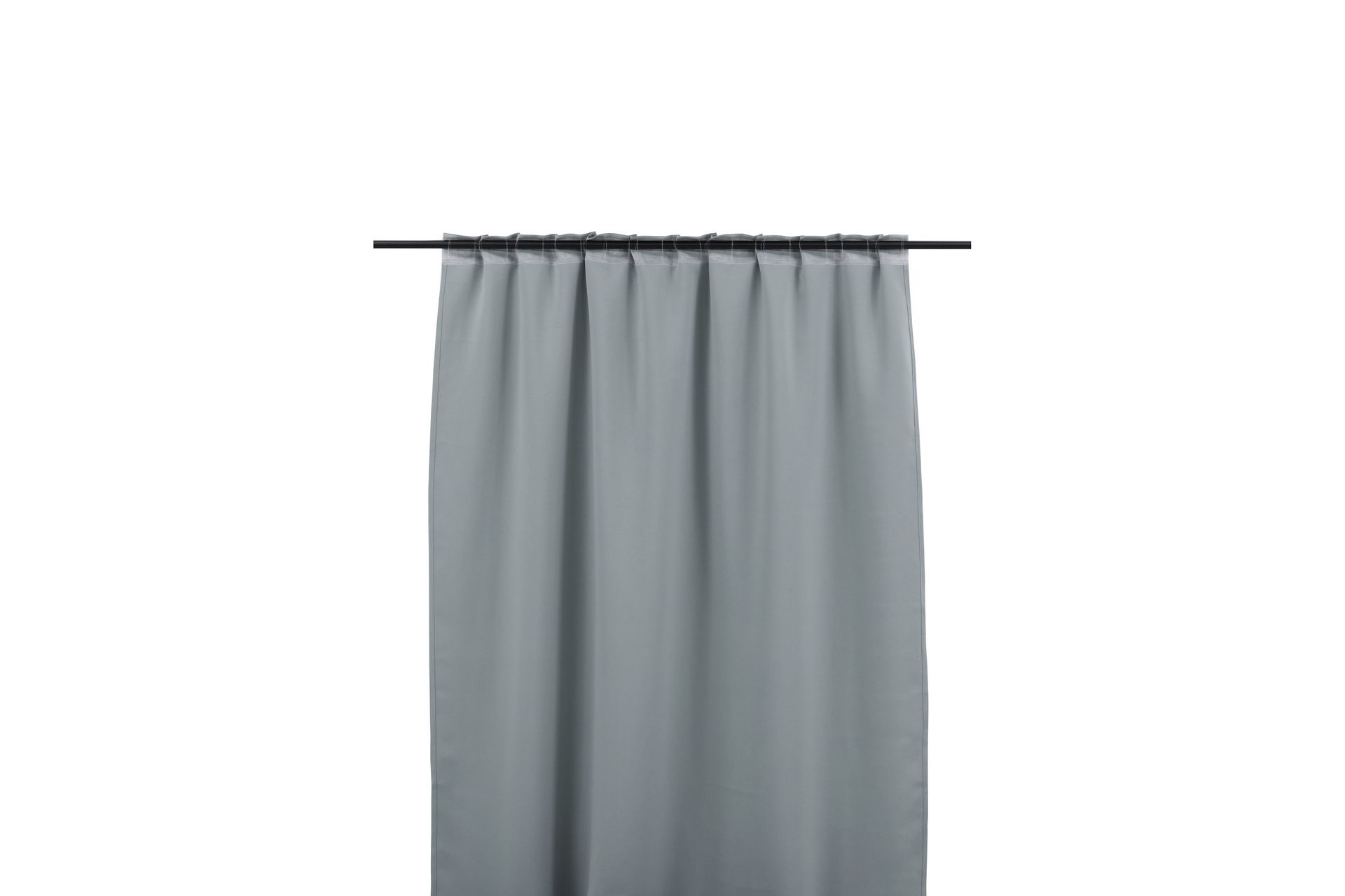 Evelyn Gardin 90x135 cm - Lysegrå - Tekstiler - Gardiner - Gardinlengder - Kanallengde