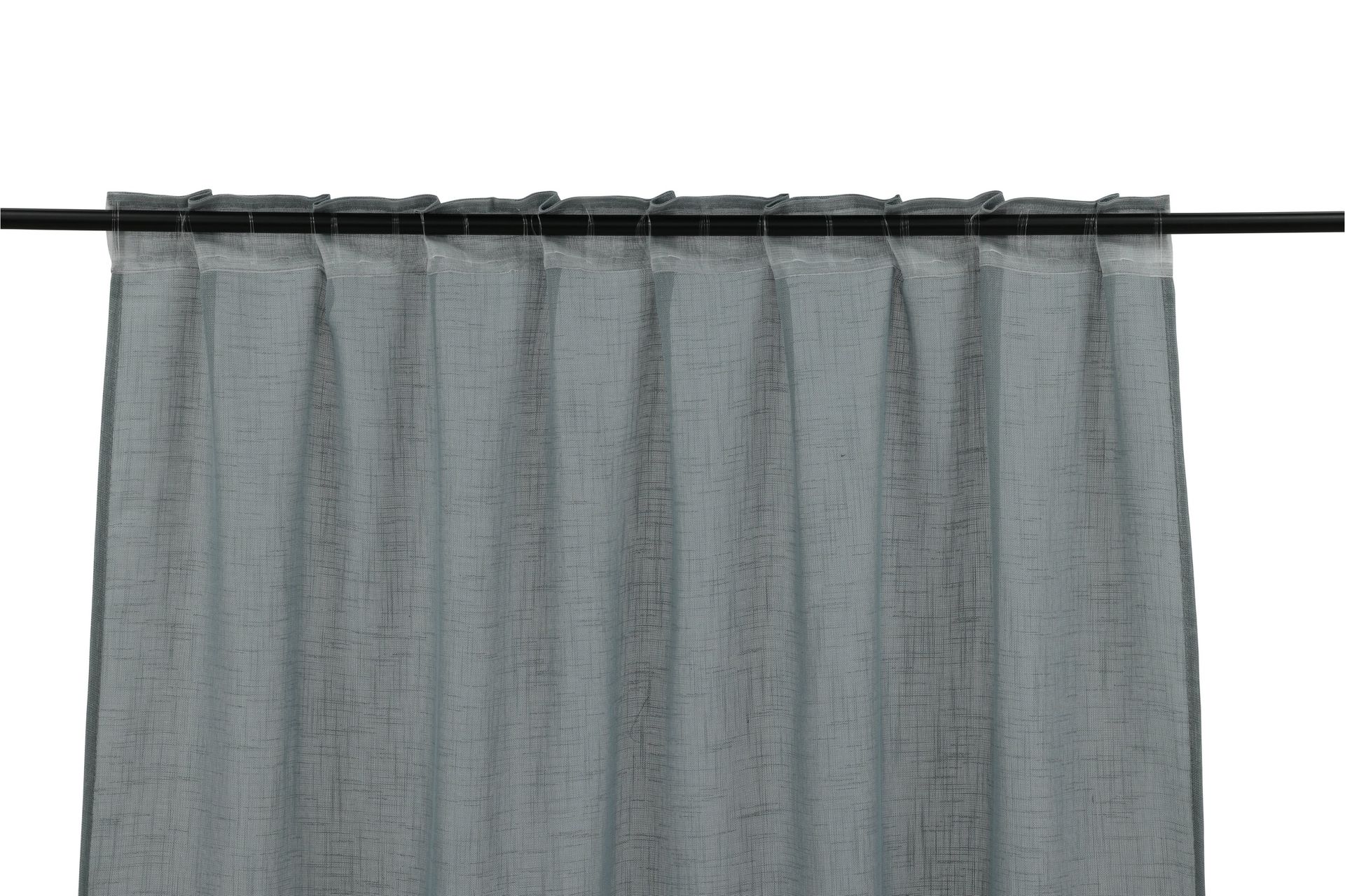 Kaya Gardin 140x240 cm - Grå - Tekstiler - Gardiner - Gardinlengder - Kanallengde