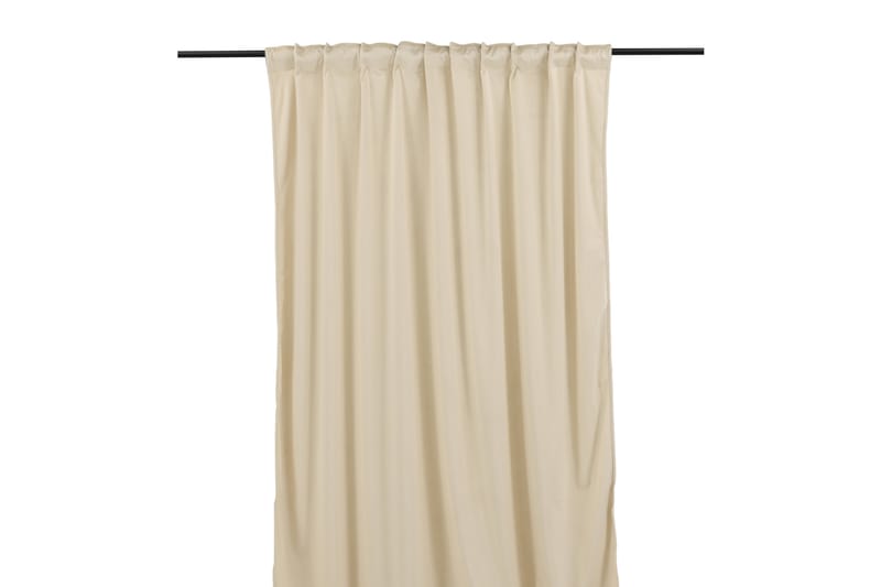 Mary Gardin 135x250 cm - Beige - Tekstiler - Gardiner - Gardinlengder - Kanallengde