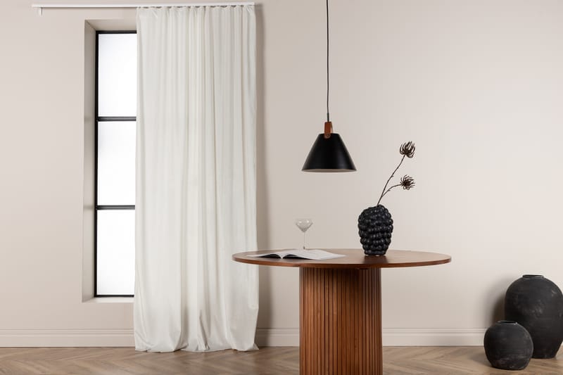 Mary Gardin 135x250 cm - Hvid - Tekstiler - Gardiner - Gardinlengder - Kanallengde