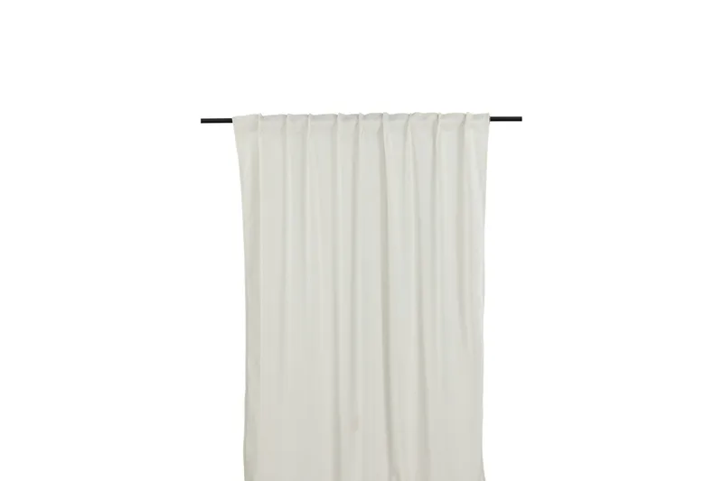 Mary Gardin 135x250 cm - Hvid - Tekstiler - Gardiner - Gardinlengder - Kanallengde