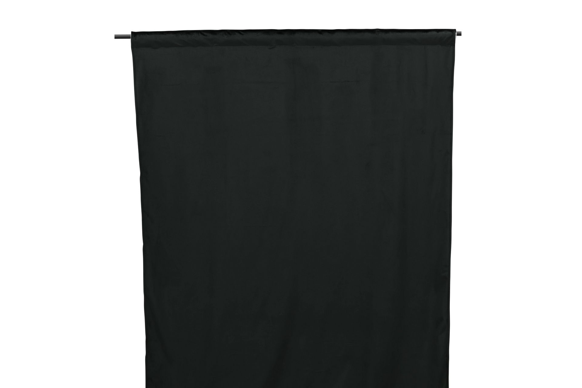 Mary Gardin 135x250 cm - Sort - Tekstiler - Gardiner - Gardinlengder - Kanallengde