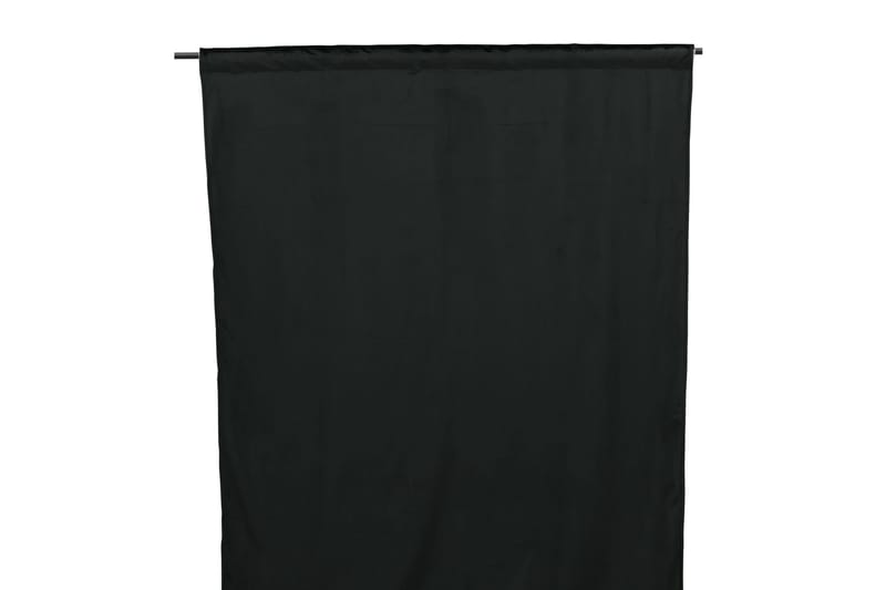 Mary Gardin 135x250 cm - Sort - Tekstiler - Gardiner - Gardinlengder - Kanallengde