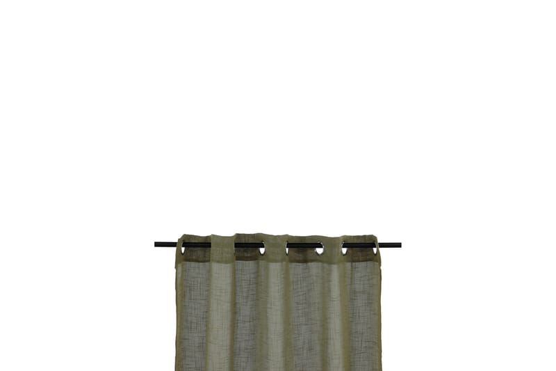 Kaya Eyelet gardin 140x290 cm - Grøn - Tekstiler - Gardiner - Gardinlengder - Maljegardiner