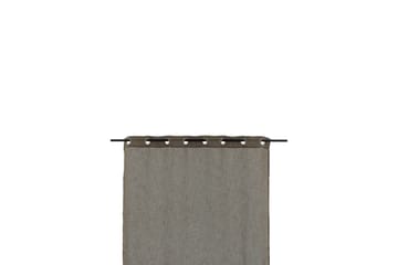 Kaya Gardin metallringer 140x240 cm - Brun - Tekstiler - Gardiner - Gardinlengder - Maljegardiner