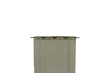 Kaya Gardin metallringer 140x240 cm - Grøn - Tekstiler - Gardiner - Gardinlengder - Maljegardiner