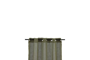 Kaya Gardin metallringer 140x240 cm - Grøn - Tekstiler - Gardiner - Gardinlengder - Maljegardiner