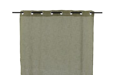 Kaya Gardin metallringer 140x240 cm - Grøn - Tekstiler - Gardiner - Gardinlengder - Maljegardiner