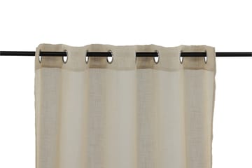 Kaya Gardin metallringer 140x290 cm - Beige - Tekstiler - Gardiner - Gardinlengder - Maljegardiner