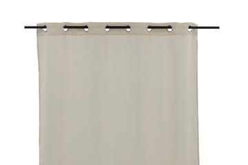 Kaya Gardin metallringer 140x290 cm - Beige - Tekstiler - Gardiner - Gardinlengder - Maljegardiner