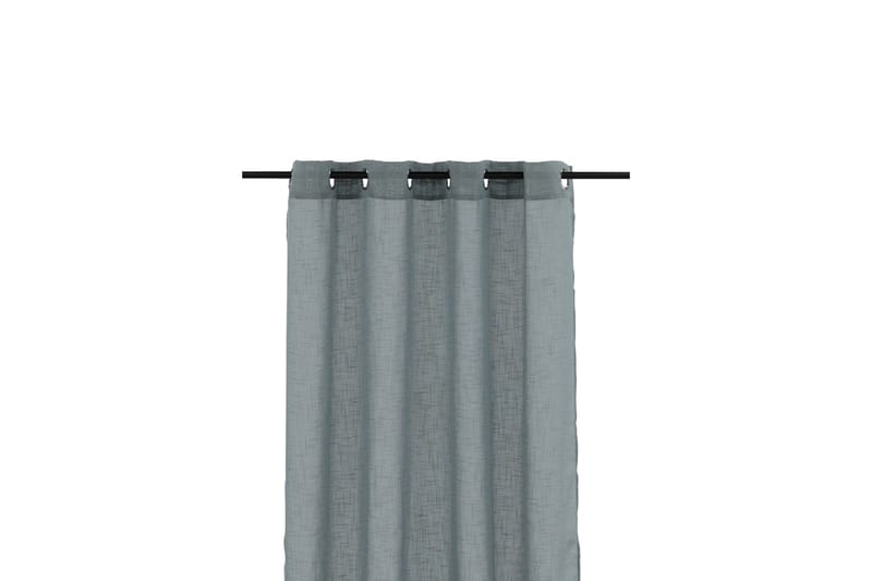 Kaya Gardin metallringer 140x290 cm - Grå - Tekstiler - Gardiner - Gardinlengder - Maljegardiner
