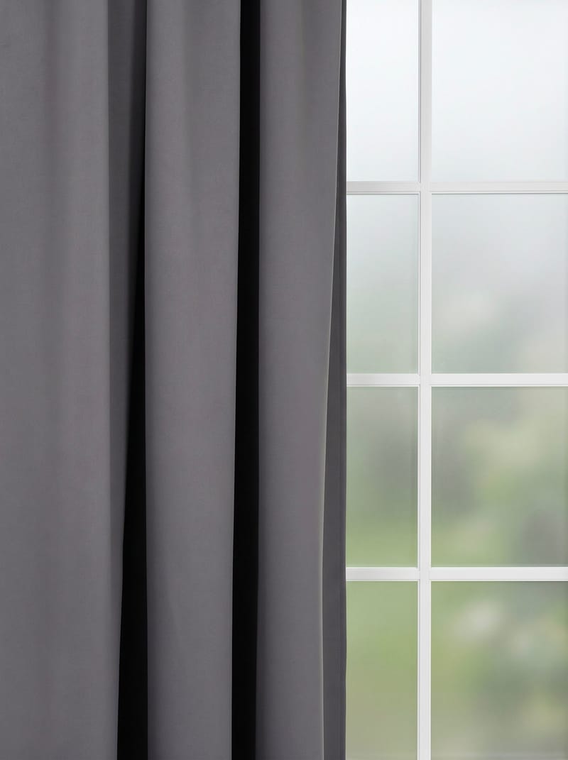 Mørkleggingsgardin Klara 140x250 cm - Grå - Tekstiler - Gardiner - Mørkleggingsgardin