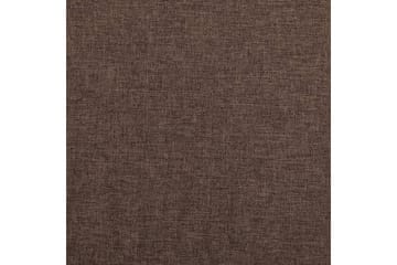 Lystett gardin med maljer og lin-design gråbrun 290x245 cm - Taupe - Tekstiler - Gardiner - Mørkleggingsgardin