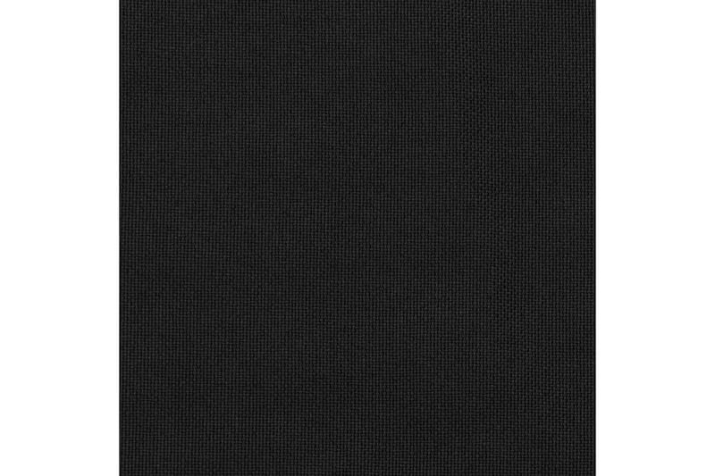 Lystette gardiner kroker og lin-design 2 stk svart 140x225cm - Svart - Tekstiler - Gardiner - Mørkleggingsgardin
