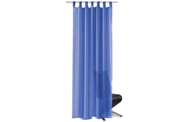 Voilegardiner 2 stk 140x245 cm kongeblå - Kongeblå - Tekstiler - Gardiner - Mørkleggingsgardin