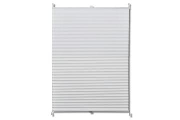 Plisségardiner 100x150cm hvit - Hvit - Tekstiler - Gardiner - Persienner