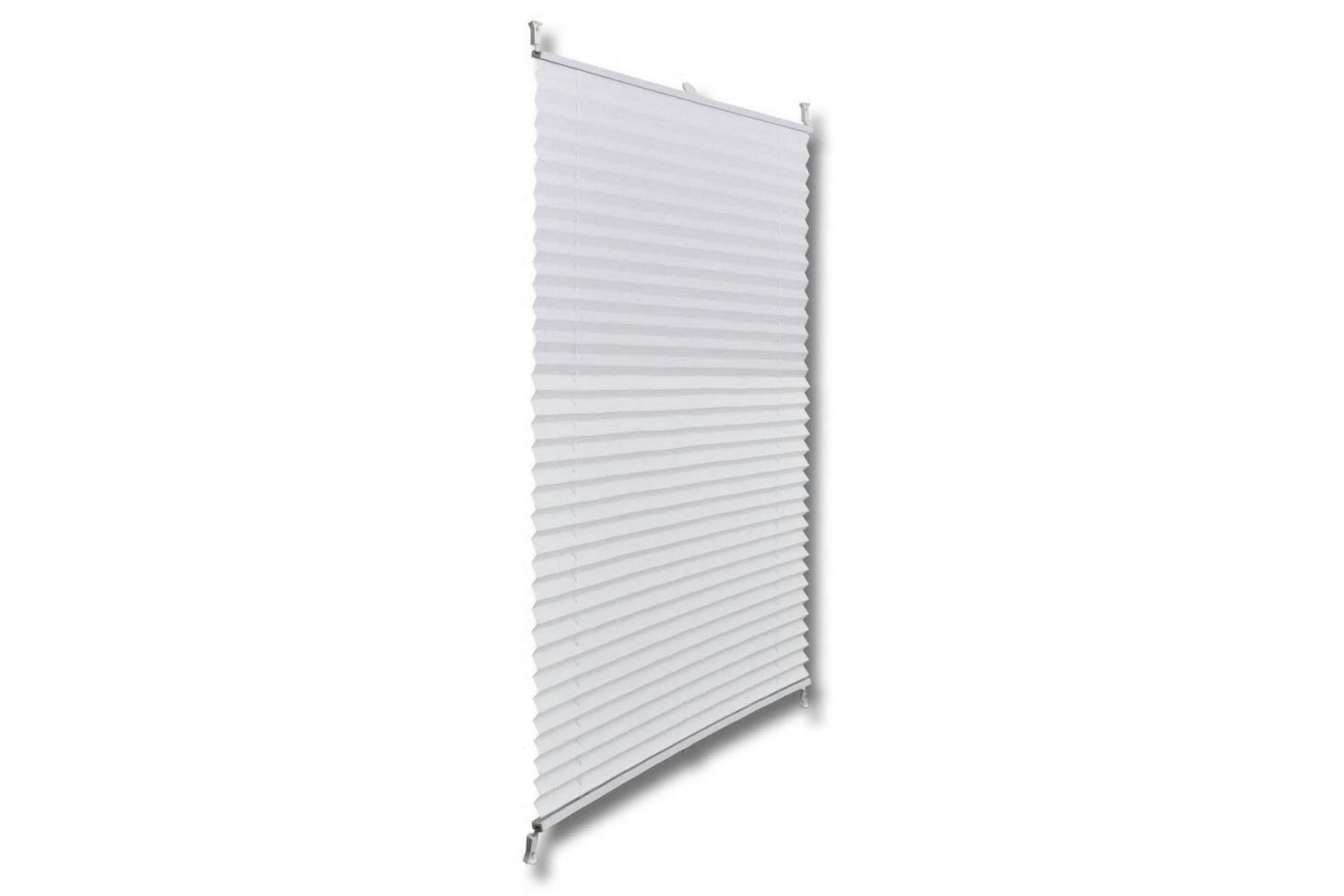 Plisségardiner 50x100cm hvit - Hvit - Tekstiler - Gardiner - Persienner