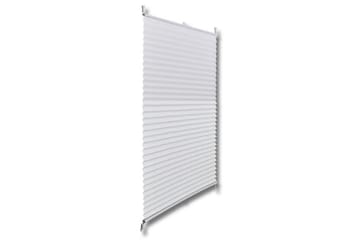 Plisségardiner 50x100cm hvit - Hvit - Tekstiler - Gardiner - Persienner