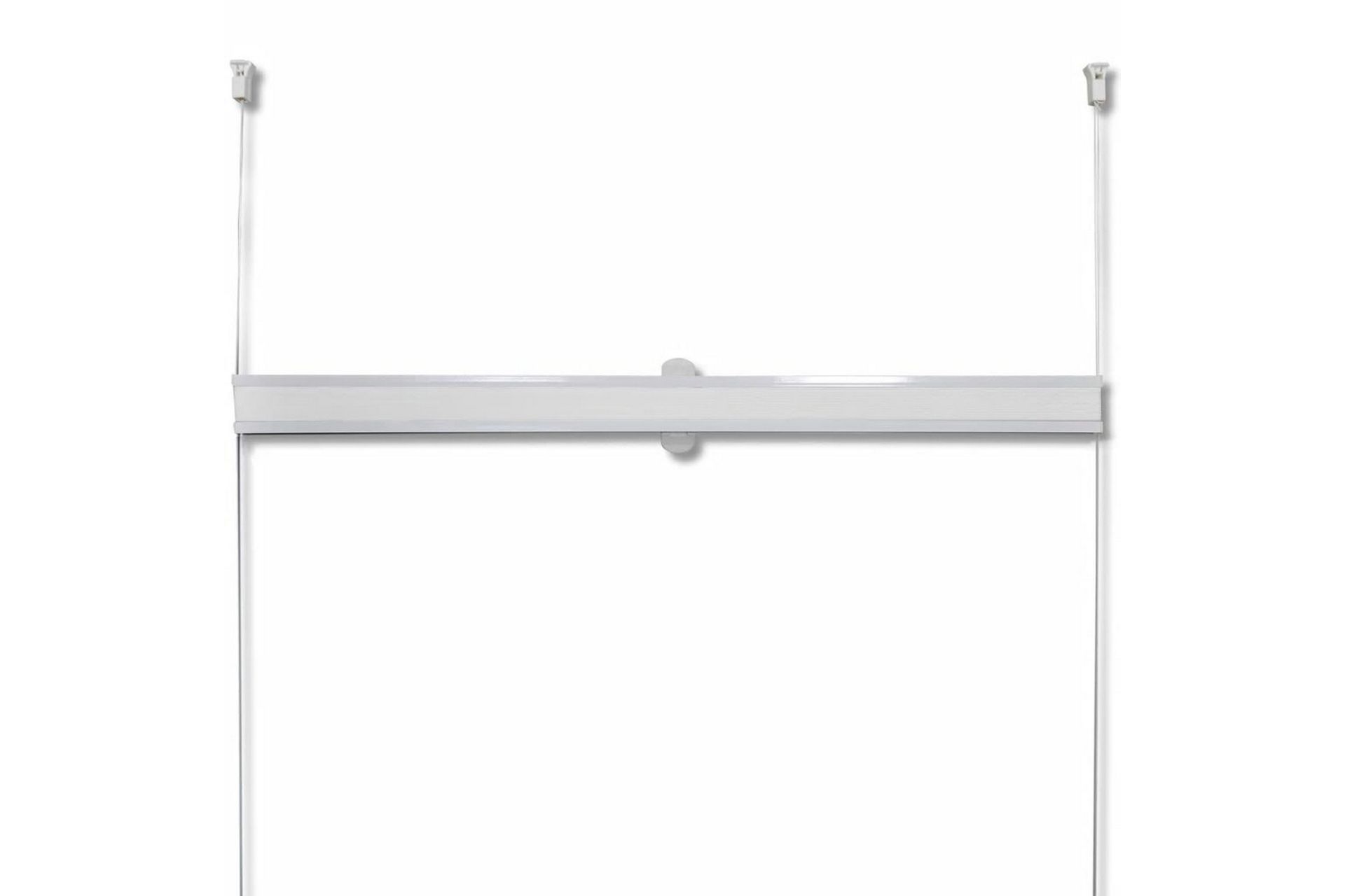 Plisségardiner 70 x 200 cm hvit - Hvit - Tekstiler - Gardiner - Persienner