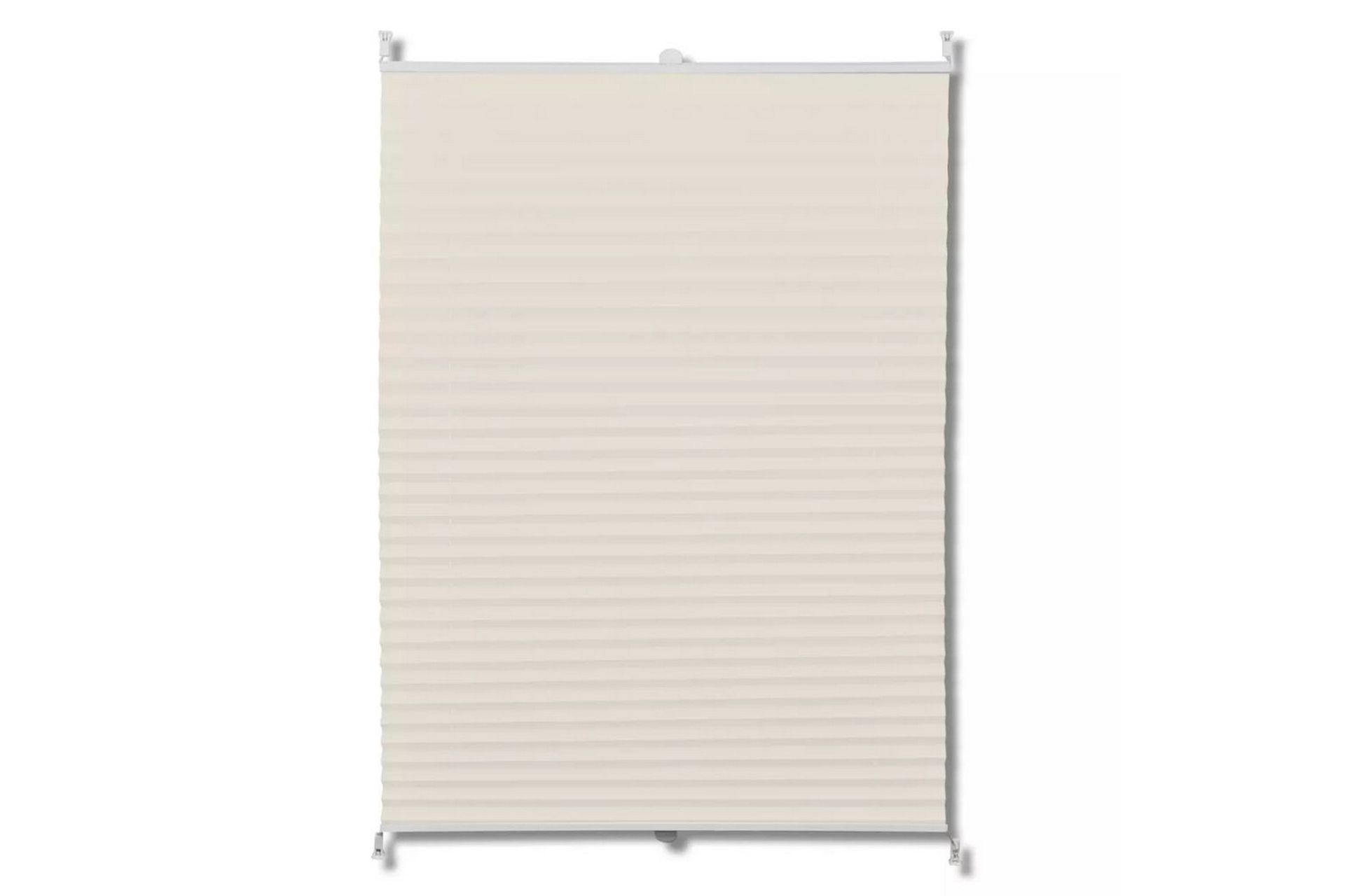 Plissegardiner 110x200cm Krem - Creme - Tekstiler - Gardiner - Persienner