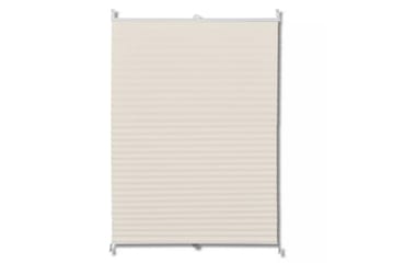 Plissegardiner 110x200cm Krem - Creme - Tekstiler - Gardiner - Persienner