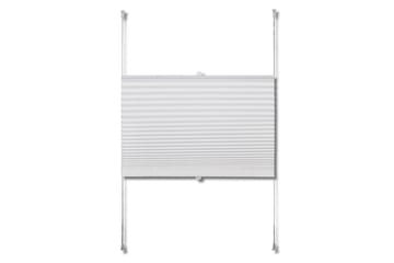 Plissegardiner 90 x 150 cm Hvit - Hvit - Tekstiler - Gardiner - Persienner