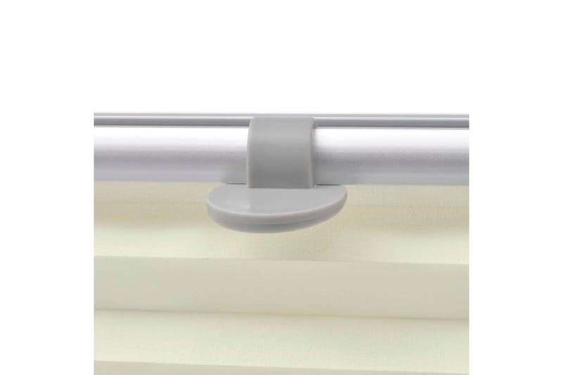 Plissegardiner kremhvit C04 - Kremhvit - Tekstiler - Gardiner - Persienner