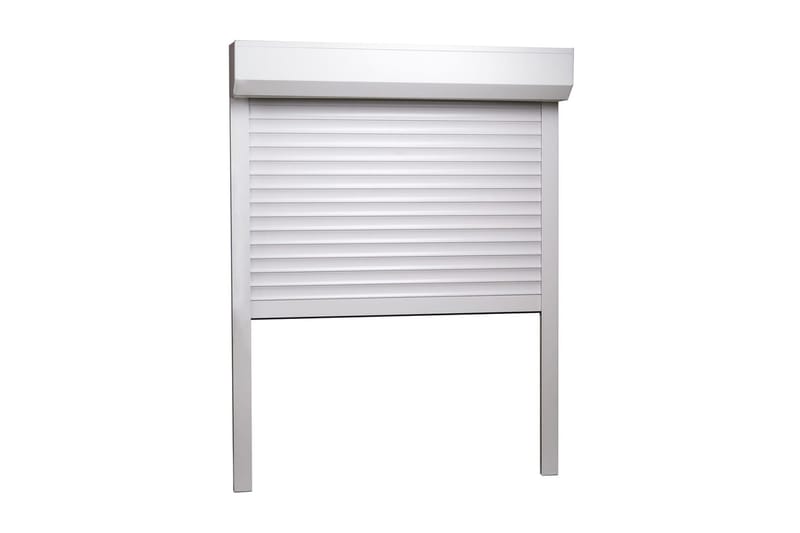 Rulleskodde aluminium 70x100 cm hvit - Tekstiler - Gardiner - Persienner