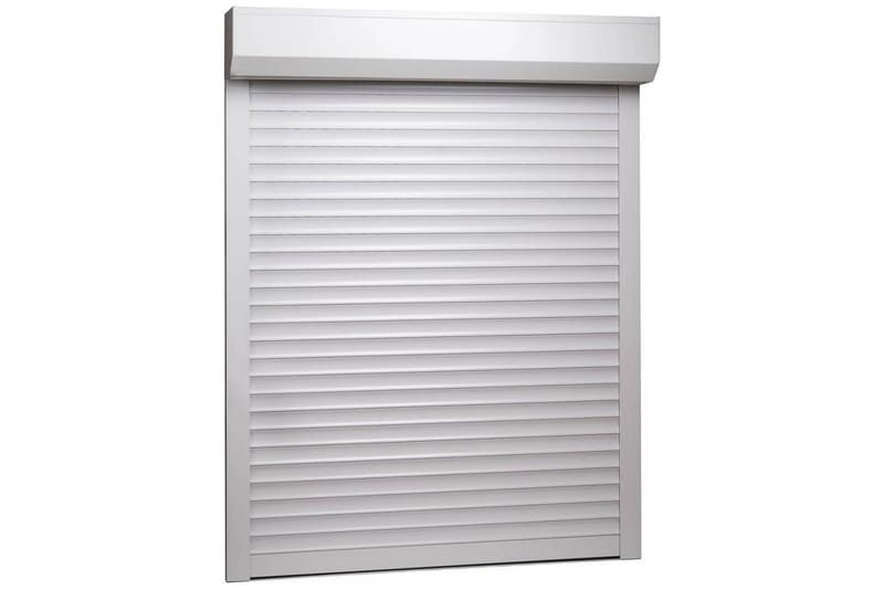 Rulleskodde aluminium 70x100 cm hvit - Tekstiler - Gardiner - Persienner