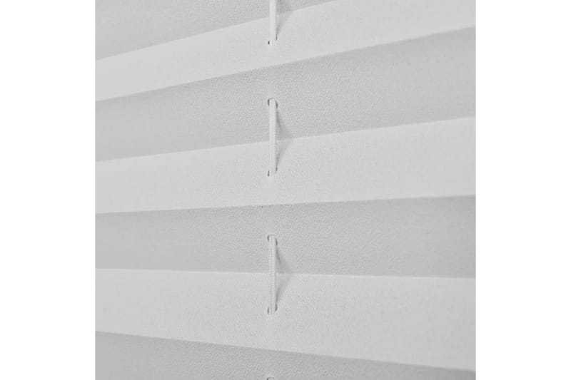 Plissegardiner 90 x 150 cm Hvit - Hvit - Persienner
