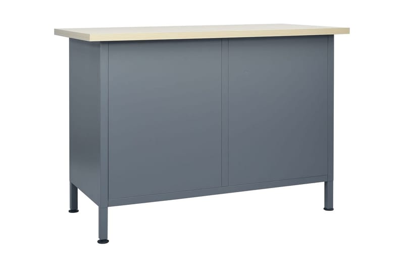 Arbeidsbenk svart 120x60x85 cm stål - Svart - Tekstiler - Gardiner - Rullegardin